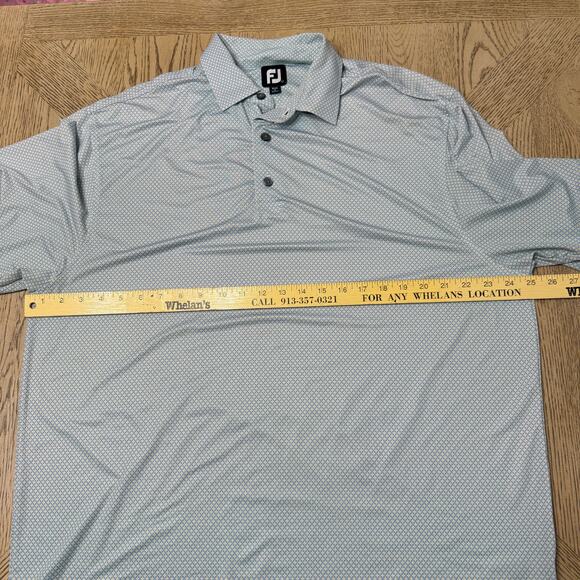 Footjoy Golf Polo Diamond Pattern Large Creekmoor - Picture 4 of 8
